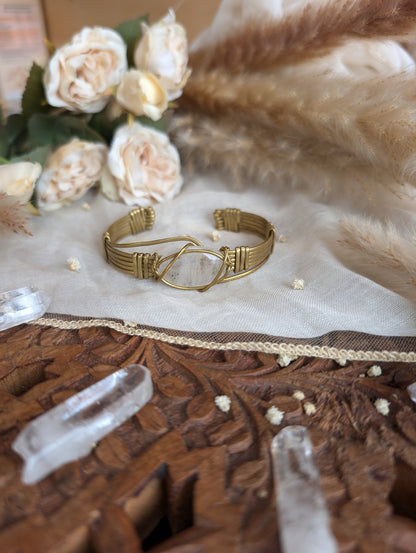 Citrine bracelet showing warm yellow color of the stone