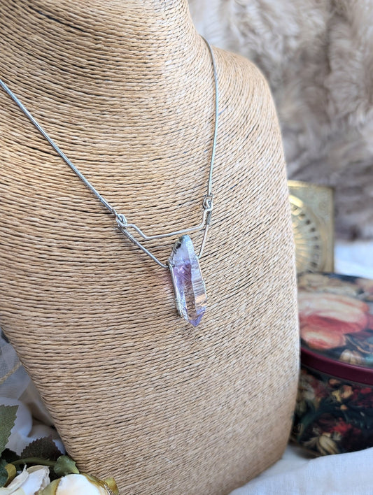 LÏN · Amethyst Necklace · Minimalist Pendant - RÏKST JEWELRY