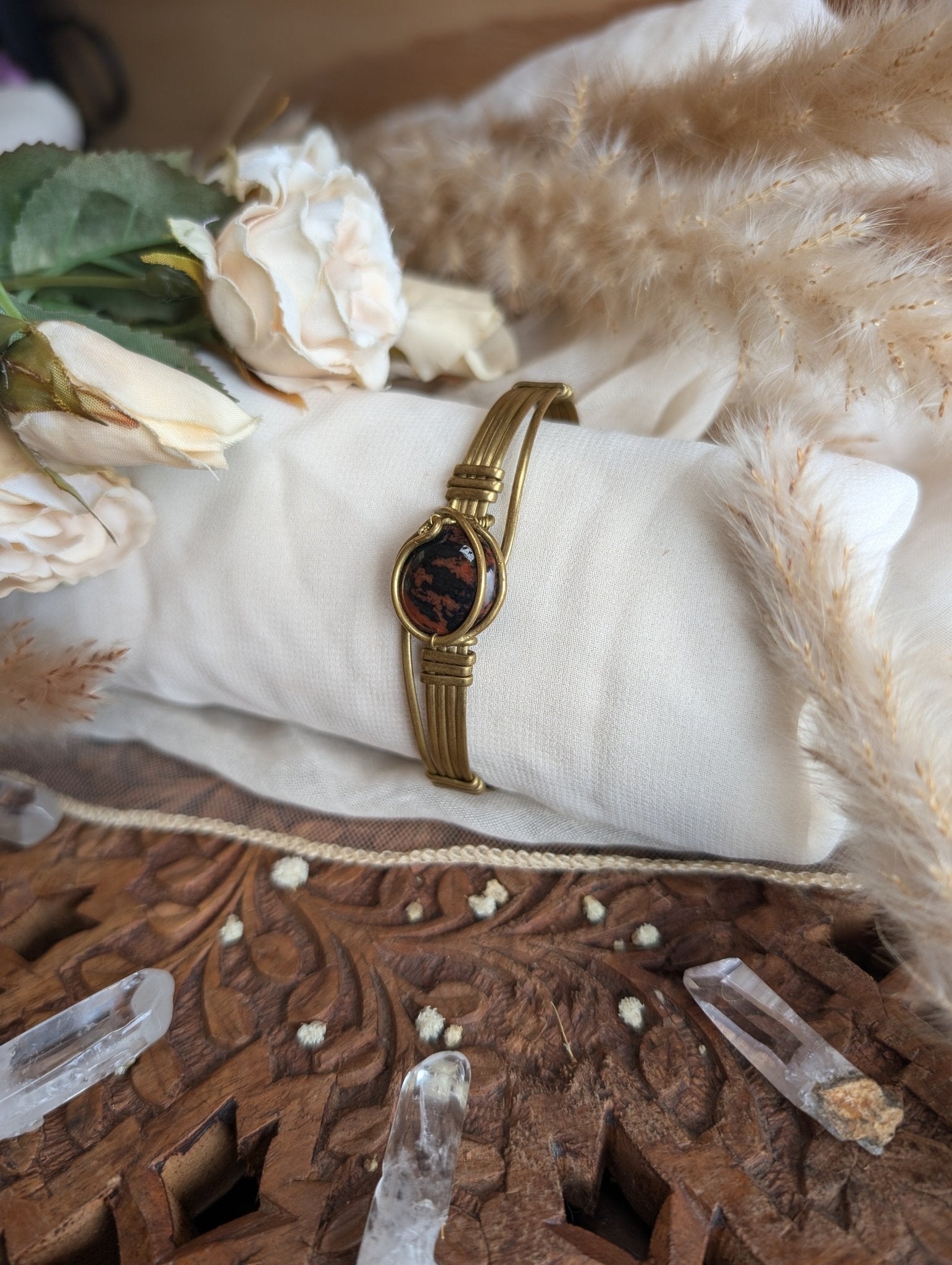 Mahogany Obisidan Bracelet - RÏKST JEWELRY